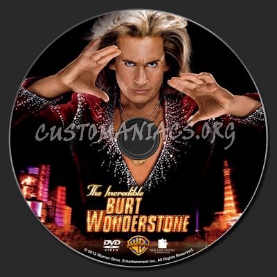 The Incredible Burt Wonderstone dvd label