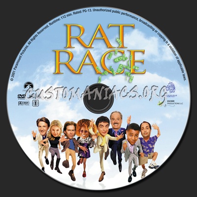 Rat Race dvd label