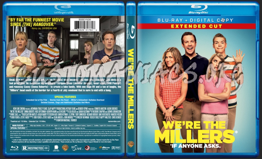 We're the Millers blu-ray cover