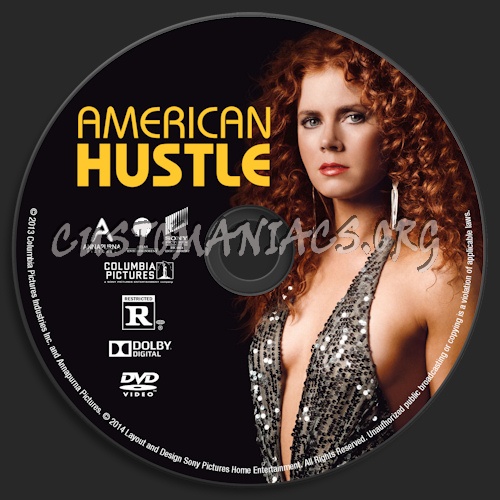 American Hustle dvd label