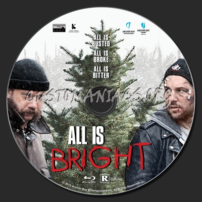 All Is Bright blu-ray label