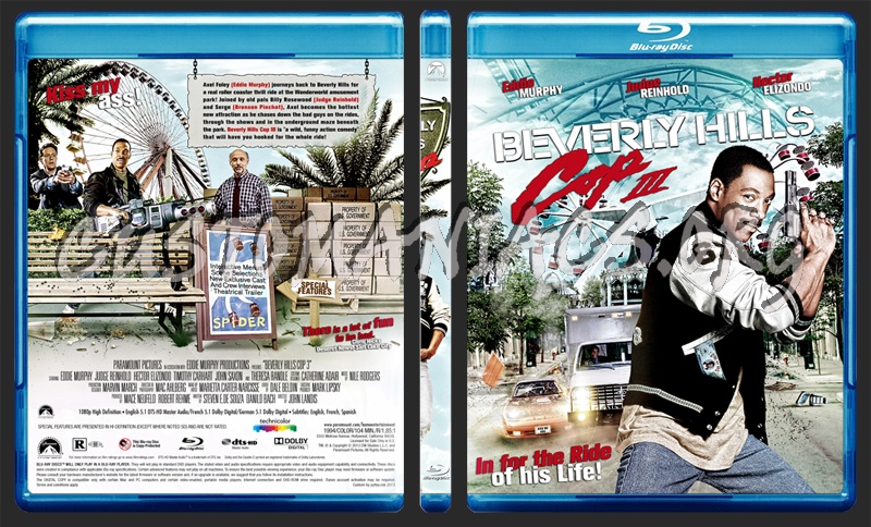 Beverly Hills Cop collection blu-ray cover