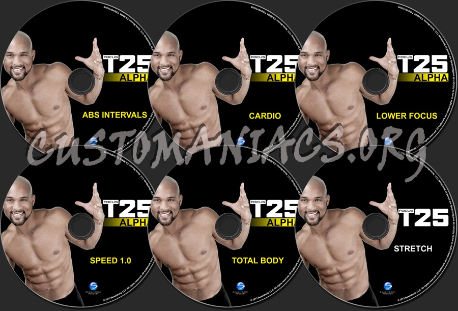 Focus T25 Alpha dvd label