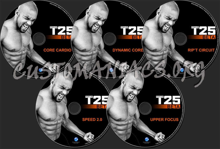 Focus T25 Beta dvd label