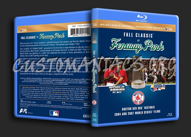 Fall Classic at Fenway Park blu-ray cover