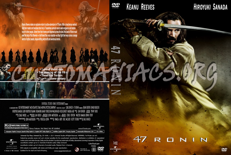 47 Ronin (2013) dvd cover