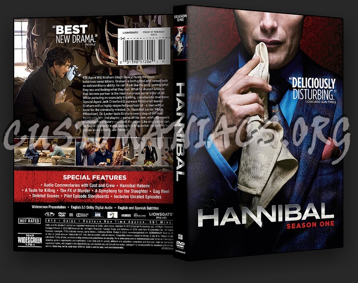 Hannibal - Season 1 dvd cover
