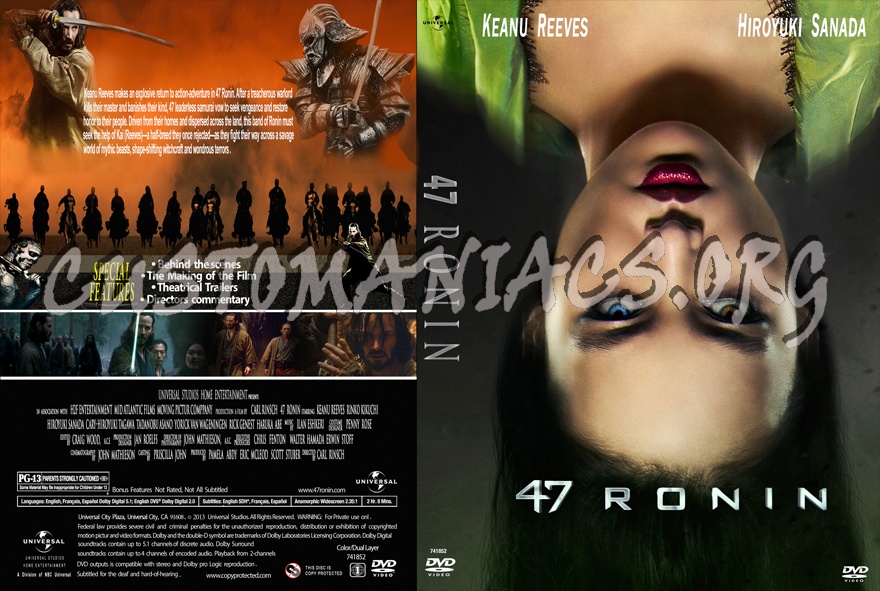47 Ronin (2013) dvd cover