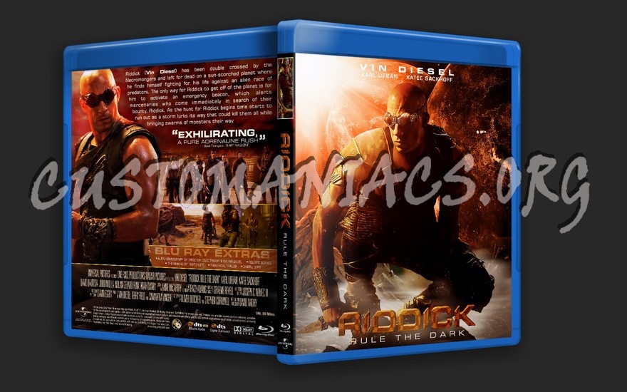 Riddick - Rule The Dark blu-ray cover