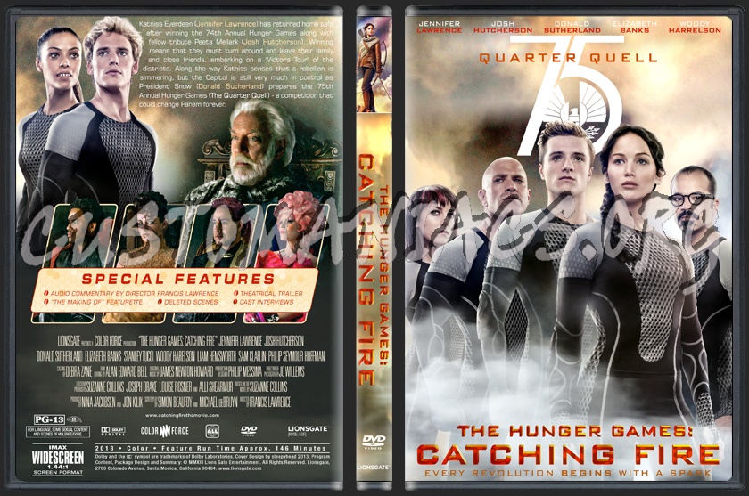 The Hunger Games - Catching Fire dvd cover