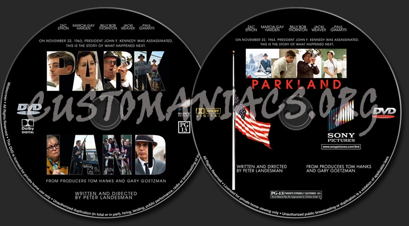Parkland (2013) dvd label
