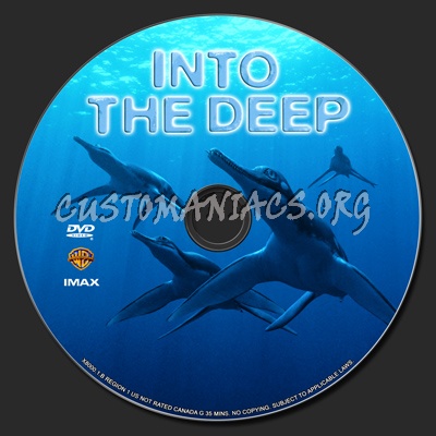 Into the Deep IMAX dvd label