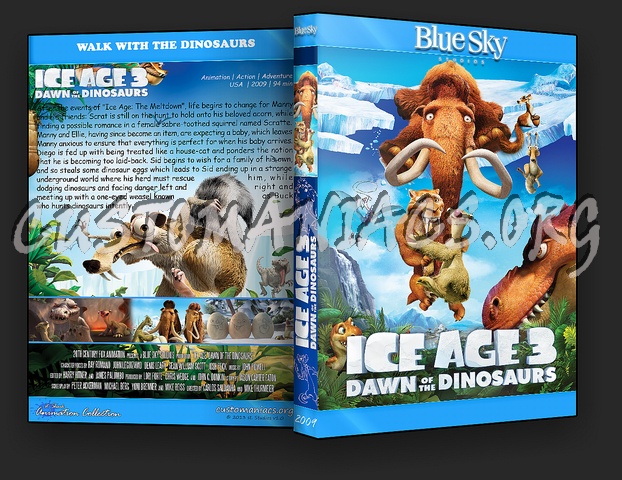 Ice Age 3: Dawn of the Dinosaurs - Animation Collection dvd cover