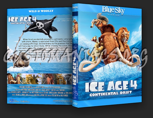 Ice Age 4: Continental Drift - Animation Collection dvd cover