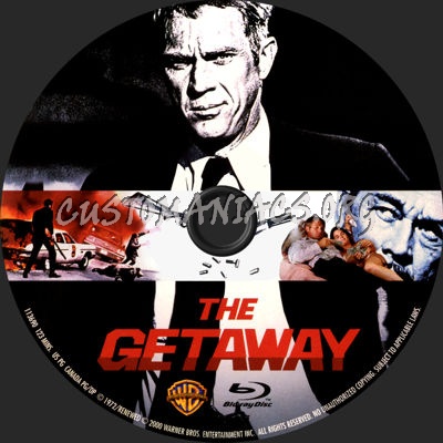 The Getaway blu-ray label