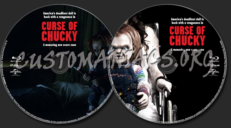 Curse of Chucky blu-ray label