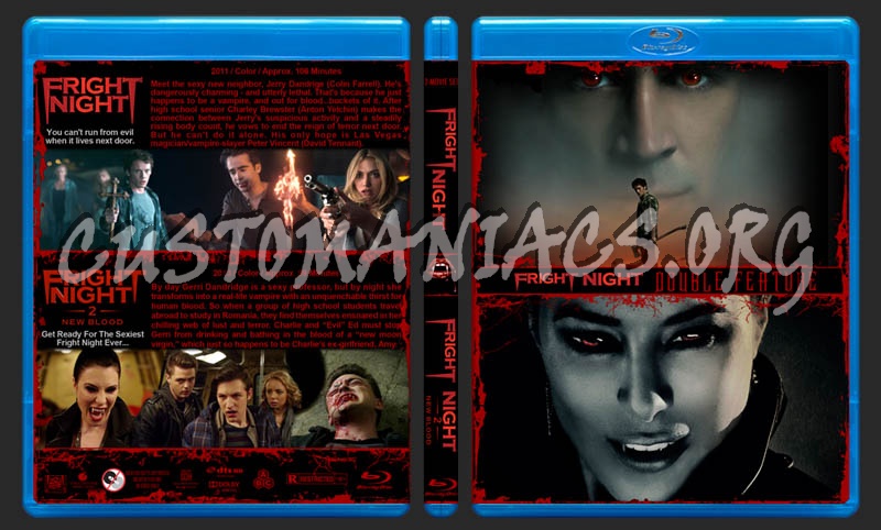 Fright Night Double Feature blu-ray cover