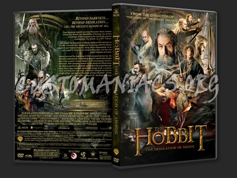 The Hobbit: The Desolation of Smaug (2013) dvd cover