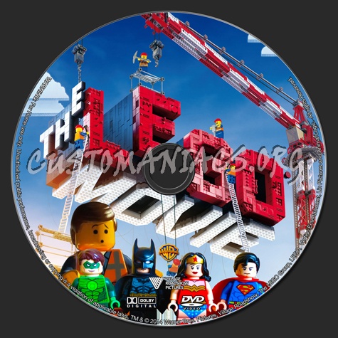 The LEGO Movie (2014) dvd label