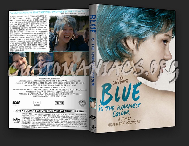 Blue is the Warmest Colour dvd cover
