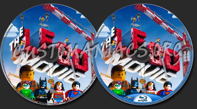 The LEGO Movie (2014) blu-ray label