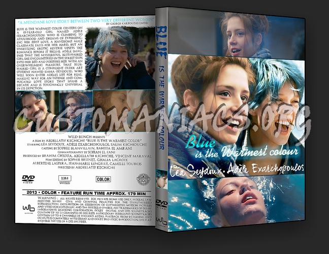 Blue is the Warmest Colour dvd cover