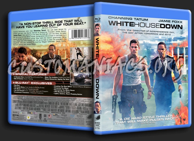 White House Down blu-ray cover