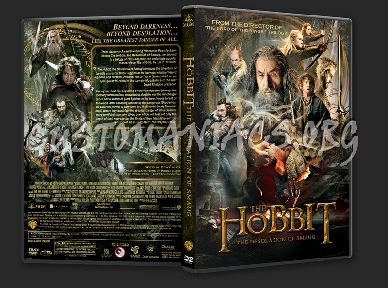 The Hobbit: The Desolation of Smaug (2013) dvd cover