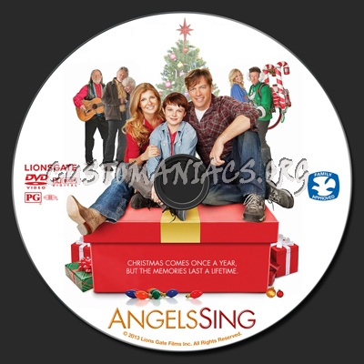 Angels Sing dvd label