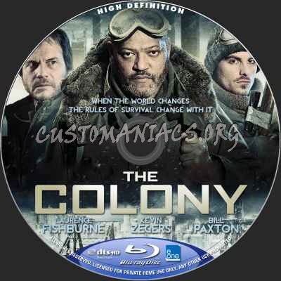 The Colony blu-ray label