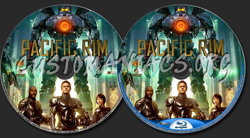 Pacific Rim (2013) blu-ray label
