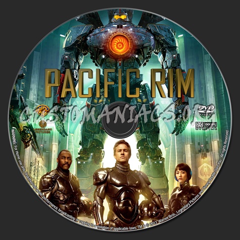 Pacific Rim (2013) dvd label