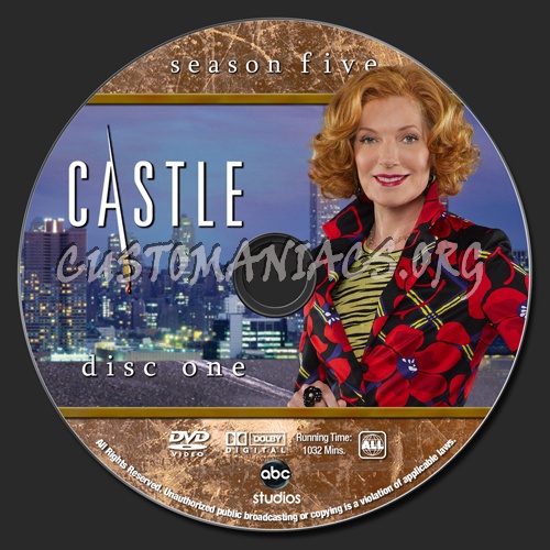 Castle Season 5 dvd label