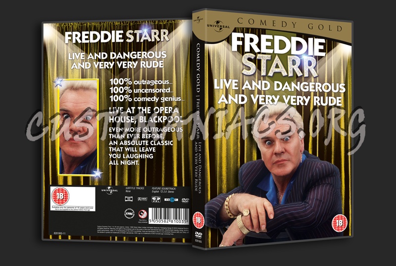 Freddy Star Live and Dangerous and Very Very Rude dvd cover
