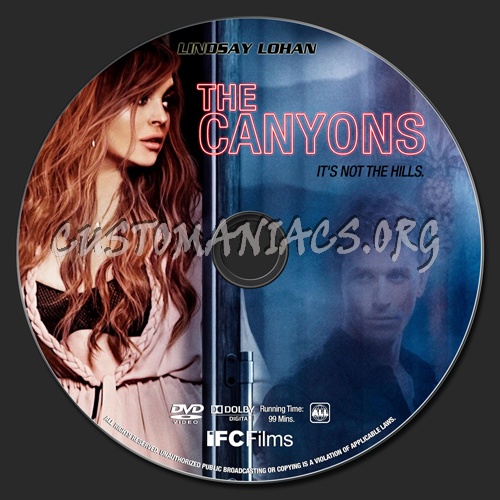The Canyons dvd label