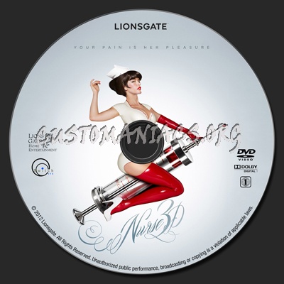 Nurse 3D dvd label