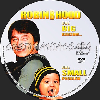 Robin B Hood dvd label