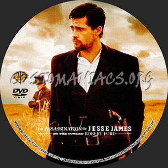 Assassination of Jesse James by The Coward Robert Ford dvd label