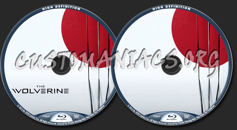 The Wolverine blu-ray label