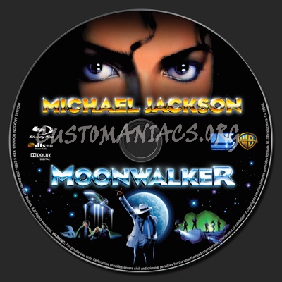 Moonwalker blu-ray label