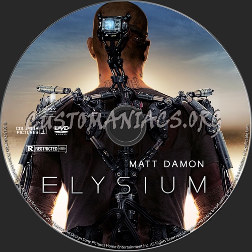 Elysium dvd label