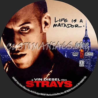 Strays dvd label