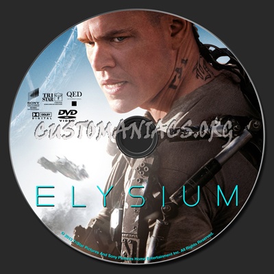 Elysium dvd label