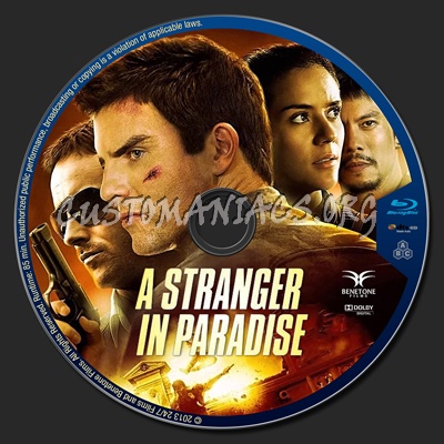 A Stranger in Paradise blu-ray label