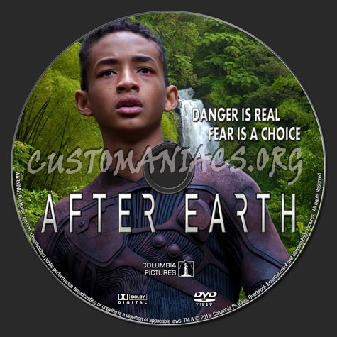 After Earth (2013) dvd label
