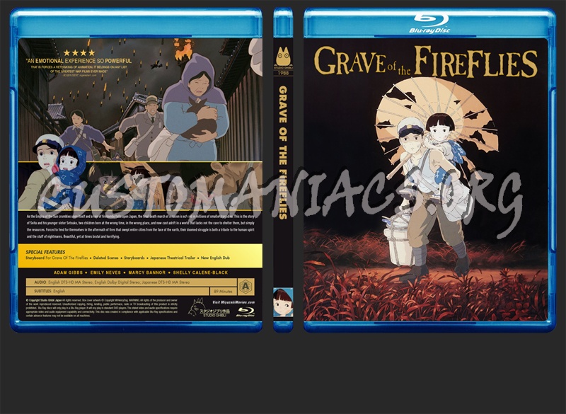 Grave of the Fireflies blu-ray cover