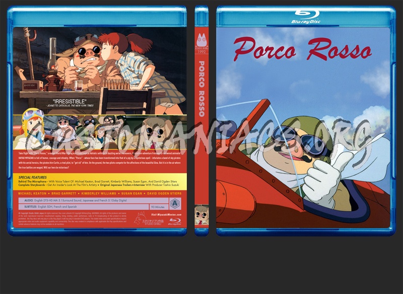 Porco Rosso blu-ray cover