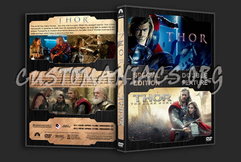 Thor Double Feature dvd cover