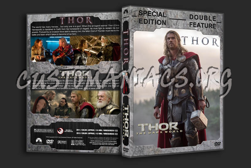 Thor Double Feature dvd cover