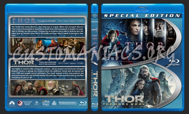 Thor Double Feature blu-ray cover